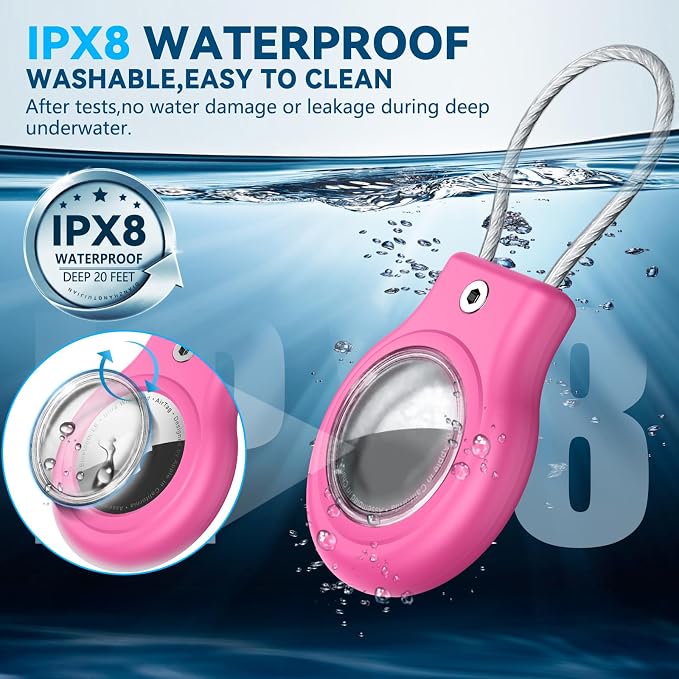 Waterproof Airtag Holder, 4 Pack Airtag Case - Image 2