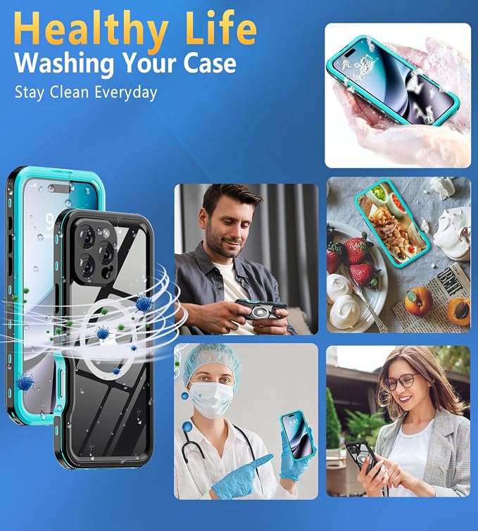 for iPhone 16 Pro Max Case Waterproof | Shockproof Dust Proof Phone Case Cover - Image 7