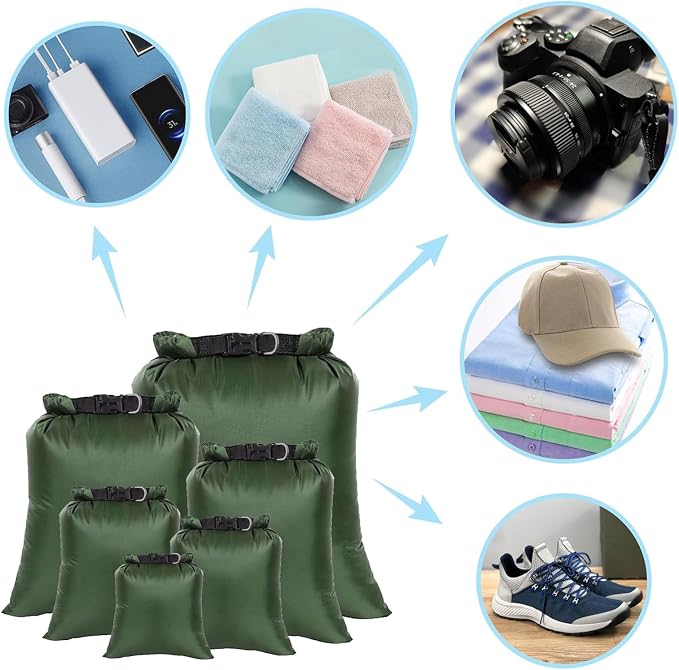 6PCS Dry Bags Waterproof, Lightweight Dry Bags - Image 5
