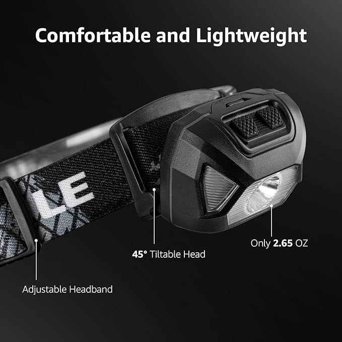 Lepro LE Headlamp Rechargeable, LED Head Lamp - Image 6