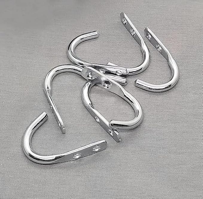 FAPBADRI Multipurpose Hooks, Used to Hang Clothes, Curtain Hold Backs, Colour - Image 2