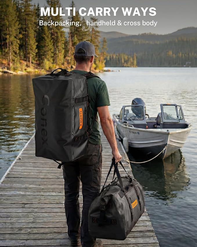 Gonex Waterproof Duffel Bag, 90L Heavy Duty Dry Duffle Bag - Image 4