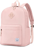 VASCHY Lightweight Backpack for School, Water Resistant Classic Bookbag by Vaschy
