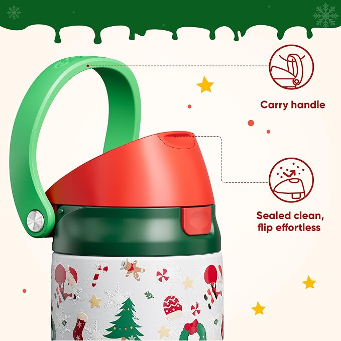 Christmas Insulated Water Bottle - Image 5