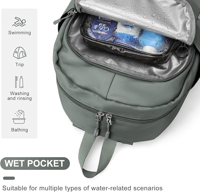 coofay Gym Backpack For Women Waterproof Backpack - Image 4