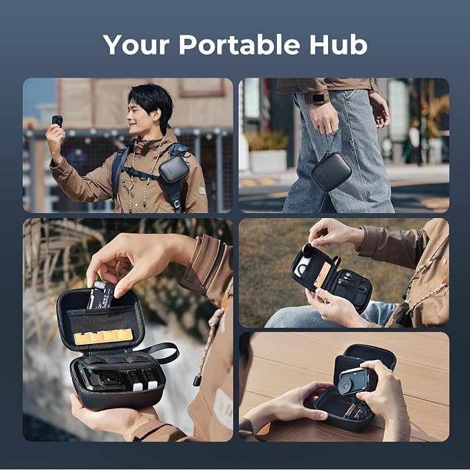 SMALLRIG Action Camera Bag for DJI Osmo Action 6/5 Pro, Camera Case can hold 4 - Image 6