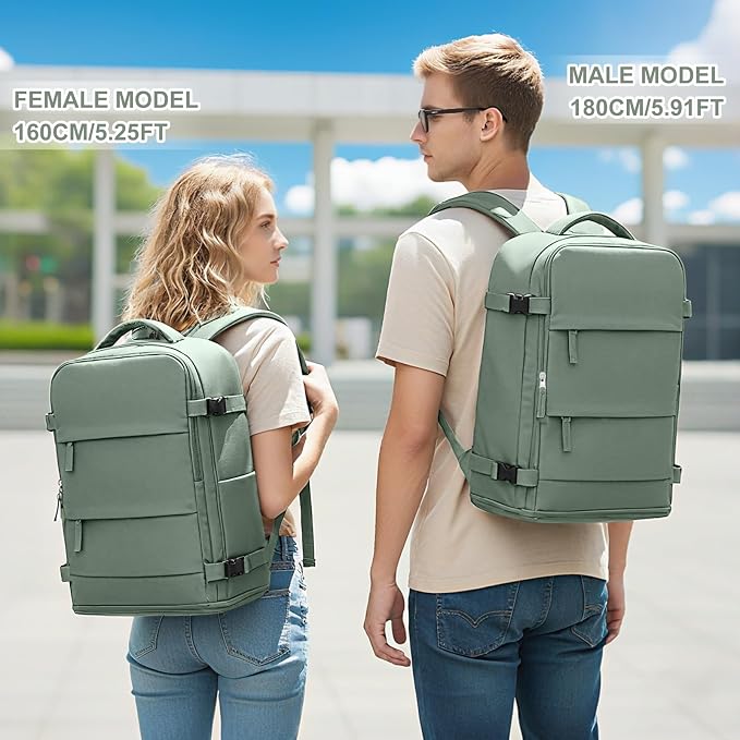 coowoz Travel Backpack For Women Men, Carry On Backpack, Hiking Backpack - Image 3