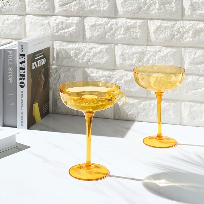 Acrylic Shatterproof Martini, Champagne & Cocktail Unbreakable Glasses | Set of - Image 3