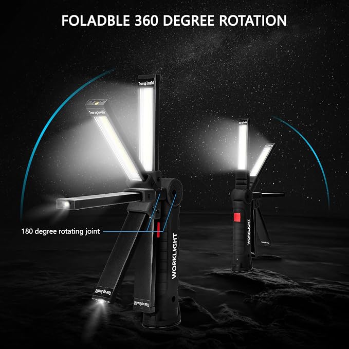 Lmaytech Gifts for Men 3Pack LED Flashlight, Rechargeable Work Lights - Image 2