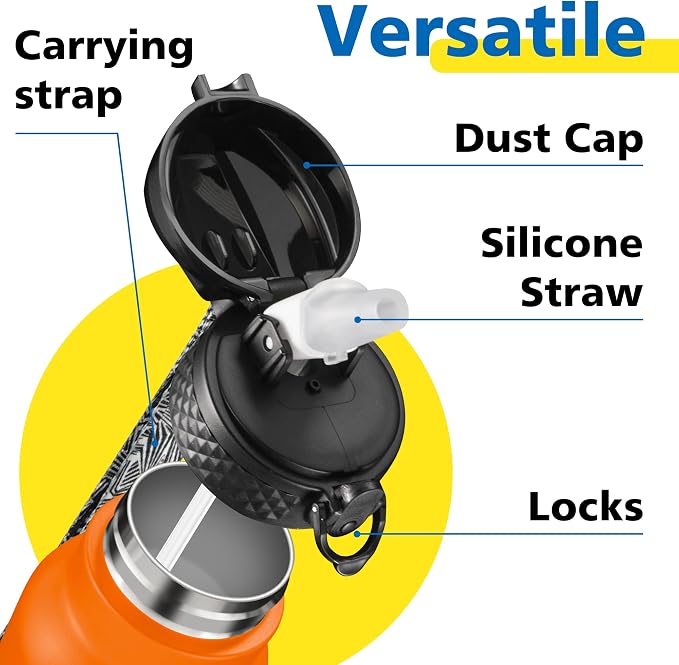 Han's Bottle Sports Water Bottle - 24 Oz - Image 3