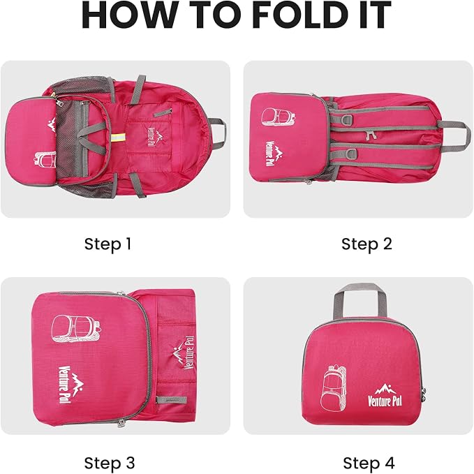 Venture Pal 35L Ultralight Lightweight Packable Foldable Travel Camping Hiking - Image 6