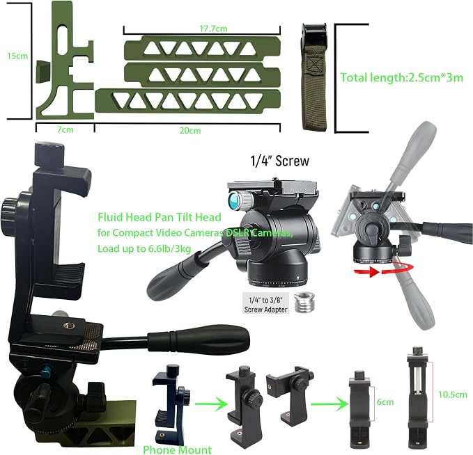 Adjustable 8-Inch Saddle Camera Arm - Image 2