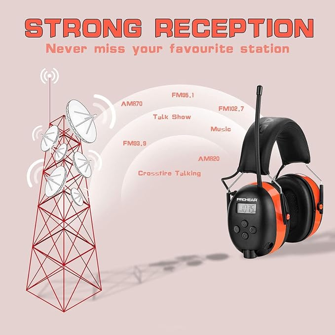 PROHEAR 027 AM FM Radio Headphones - Image 2