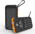 Durecopow Solar Charger Power Bank 20, Portable Charger, 4 Cables 3 Ports Fast by Durecopow