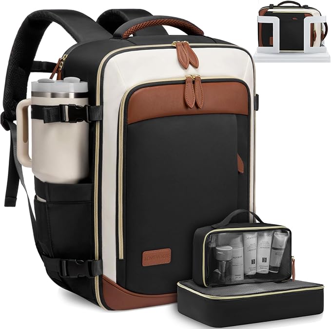 LOVEVOOK 40L Travel Backpack for Women, Carry On Backpack by LOVEVOOK