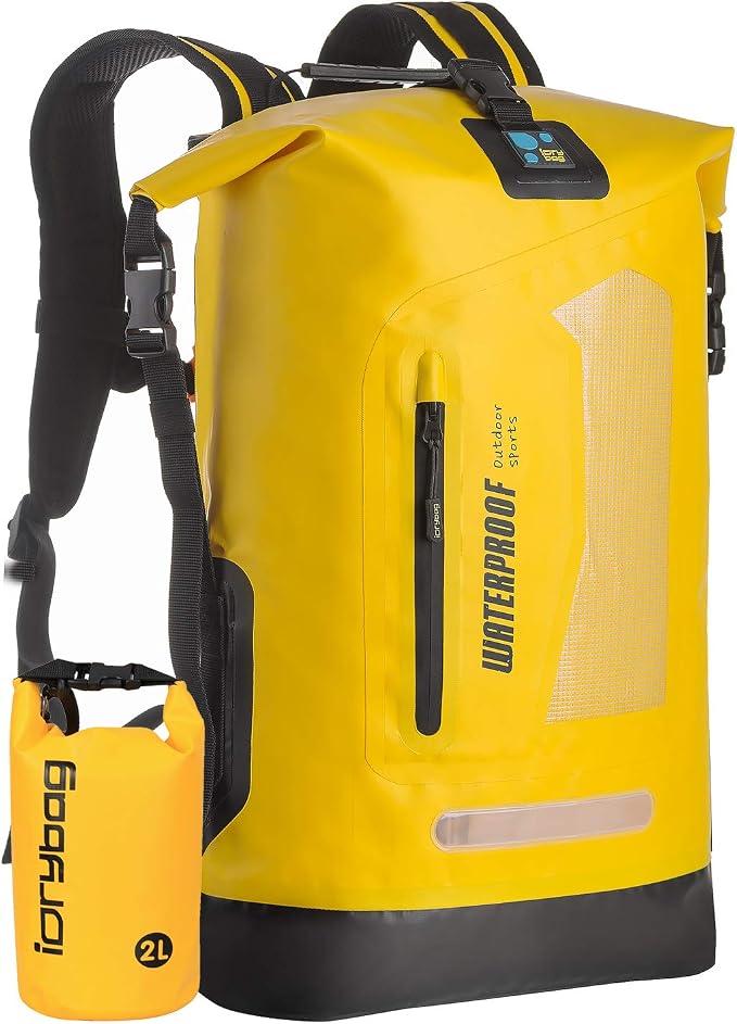 IDRYBAG Waterproof Backpack for Men 20L/30L/40L, Floating Dry Bag Kayak by iDrybag+