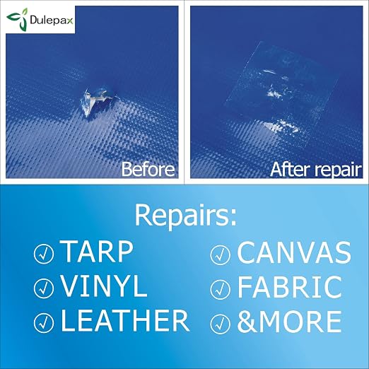Dulepax Tent Repair Tape, Ultrastrong Awning Repair Tape, Boat Covers Repair - Image 5