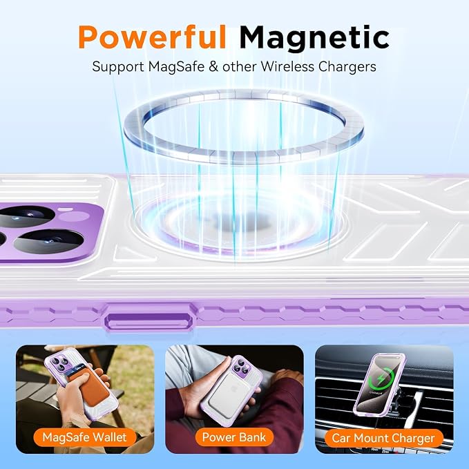 WIFORT for iPhone 15 Pro Max Waterproof Case, 360 Full Body Sealed Protection - Image 4