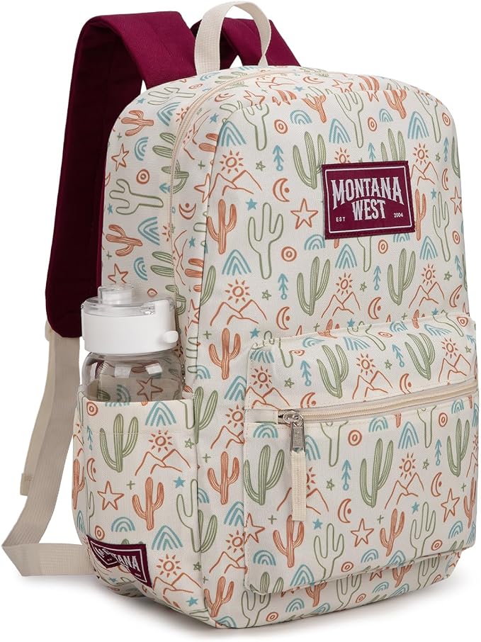Montana West Backpack for Women Men 2 PCS Lightweight College Bookbags Casual - Image 2