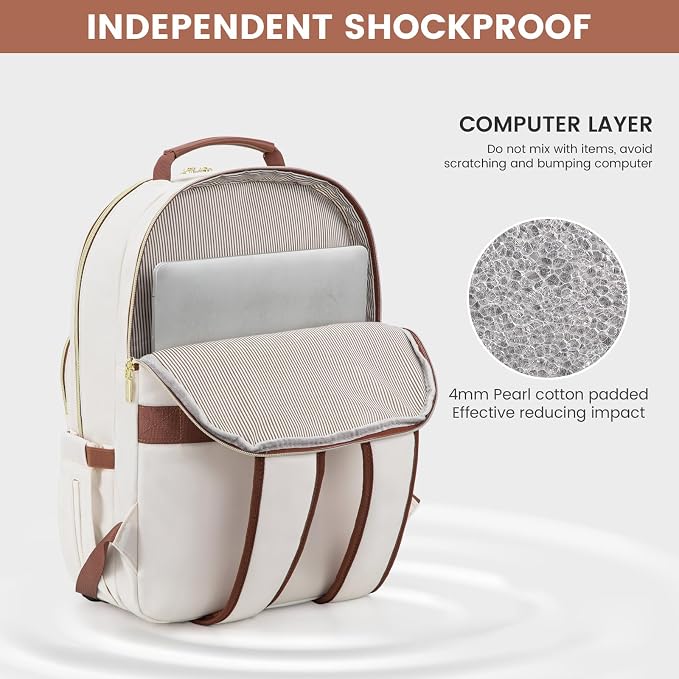 LOVEVOOK Laptop Backpack for Women 17.3 inch, Cute Womens Travel Backpack Purse - Image 3