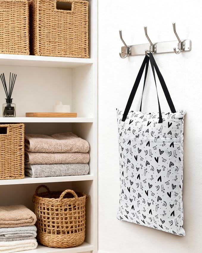 ALVABABY 2 Pack Large Wet Dry Bag Waterproof Hanging Cloth Diaper - Image 7