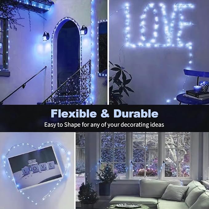 20 Pack LED Fairy Lights Battery Operated, 3 Features Blinking Slowly Blinking - Image 4