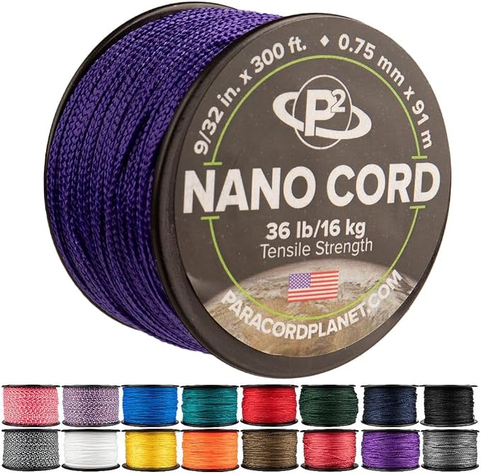 Paracord Planet Nano Cord –Lightweight Nylon Nano Paracord – Great by ParacordPlanet
