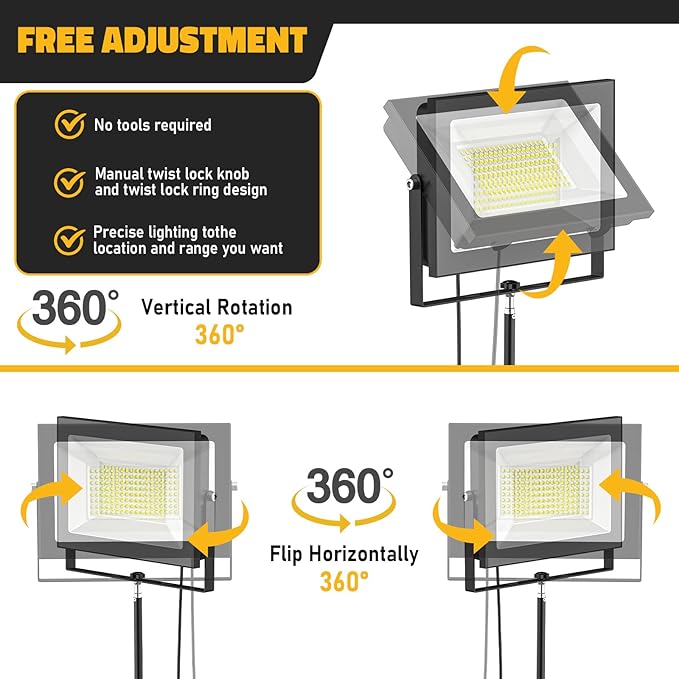 LIVOWALNY 2PCS LED Work Lights - Image 3