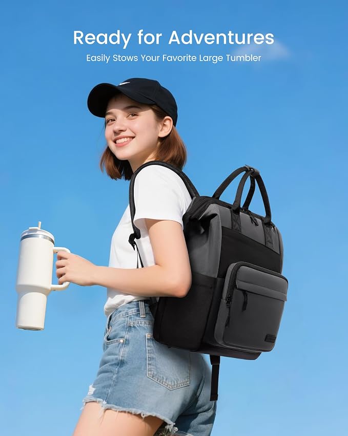 LOVEVOOK Laptop Backpack for Women, 17 Inch Travel Backpack for Work College - Image 5