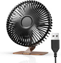 SLENPET 6 inch USB Small Desk Fan, 4 Speeds, Ultra-quiet, 90° Adjustment by SLENPET