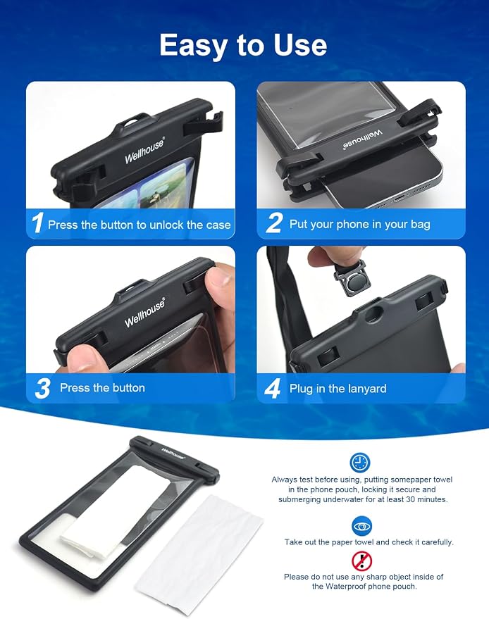 wellhouse Waterproof Phone Pouch, Waterproof Phone Case - Image 6