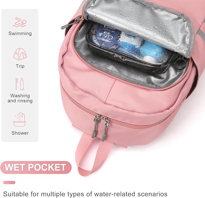 coofay Gym Backpack For Women Waterproof Sports Backpack - Image 4