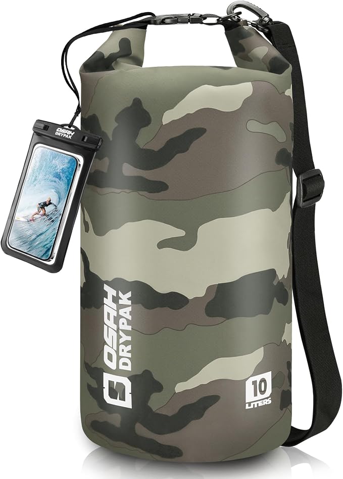 Waterproof Dry Bag, 5L/10L/20L/30L/40L Roll Top Lightweight Storage Backpack by OSAHDRYPAK