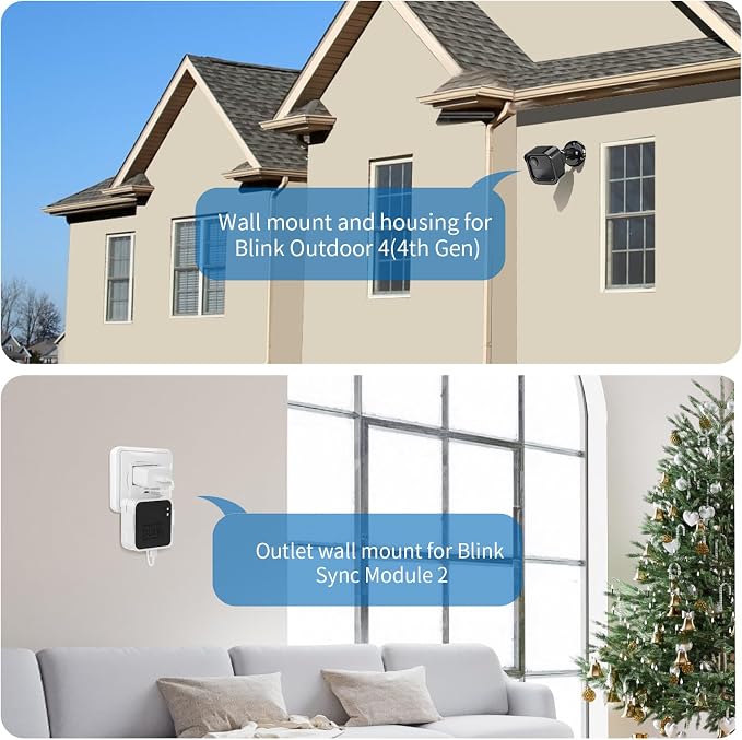 Hogee All-New Blink Outdoor 4 Camera, Weatherproof Protective Housing and 360 - Image 2