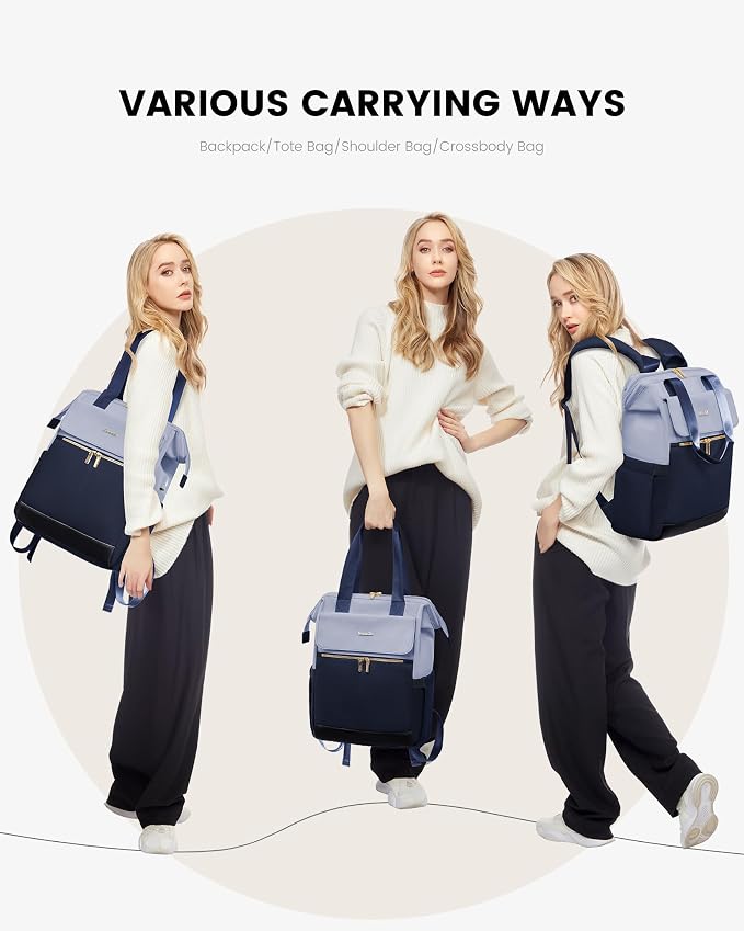 LOVEVOOK Laptop Backpack for Women, 15.6 Inch Work Laptop Bag - Image 6