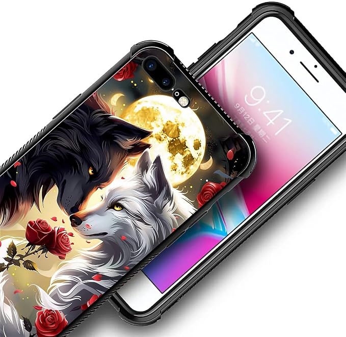 Case for iPhone 7 Plus/8 Plus, Soft Silicone Hard Acrylic for Shock Protection - Image 4