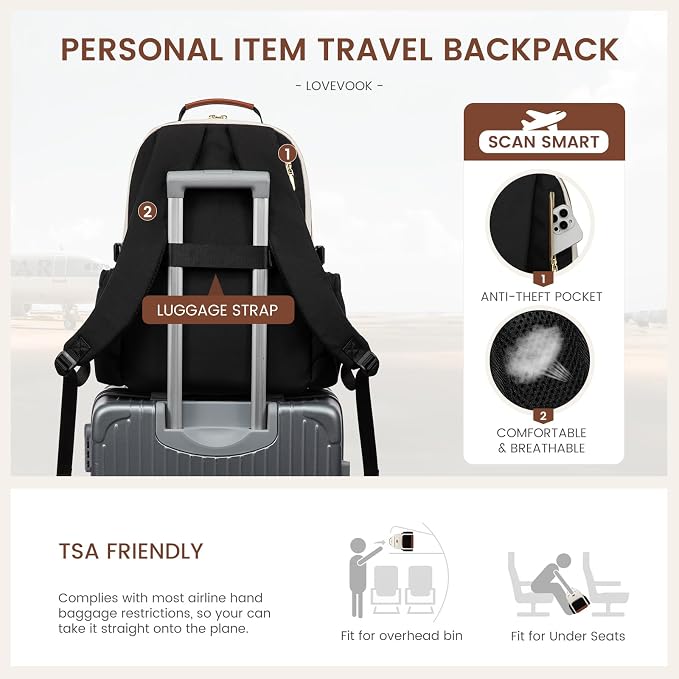 LOVEVOOK Laptop Backpack for Women - Image 6