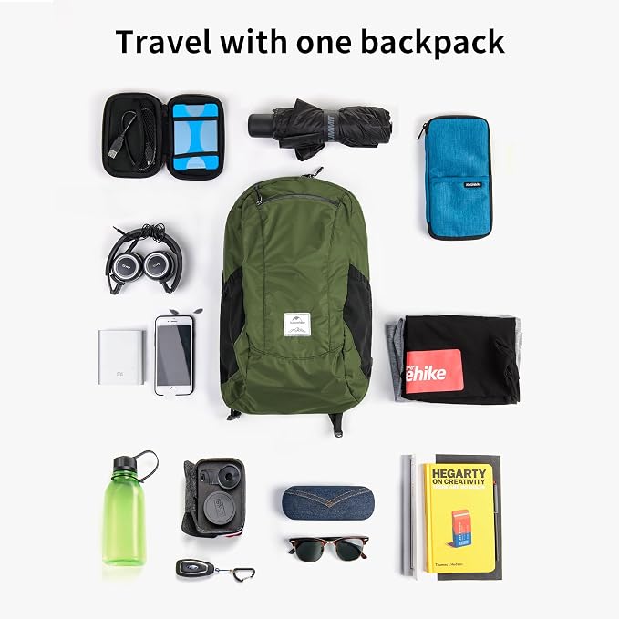 Naturehike 18L Lightweight Hiking Daypack, Waterproof Camping Packable Backpack - Image 3