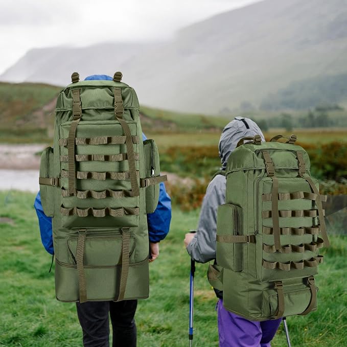 70L/100L Camping Hiking Backpack - Image 6