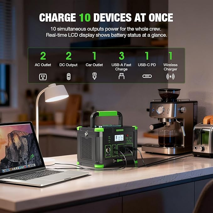 EBL 1000W Portable Power Station - Image 5