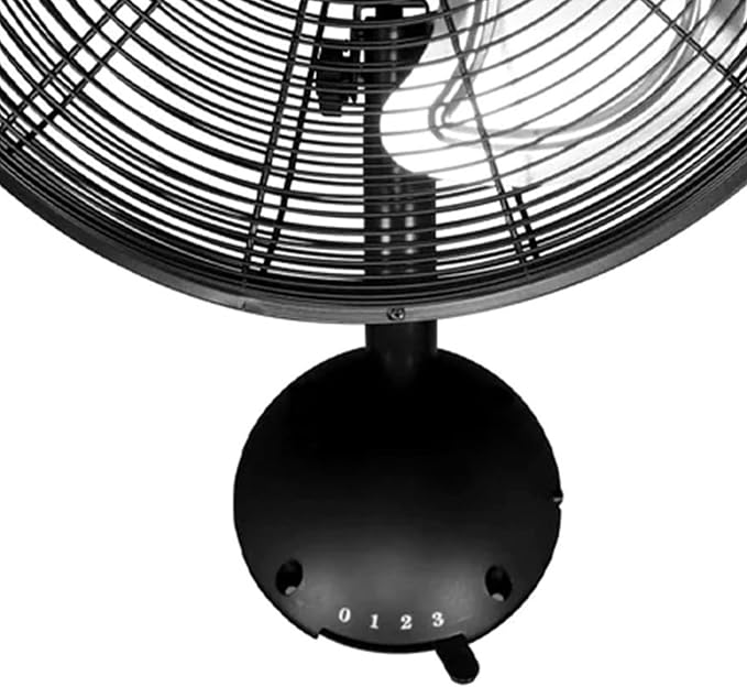 Hurricane 16" High Velocity Pro Oscillating Metal Wall Mount Fan w/ 3 Speeds - Image 7