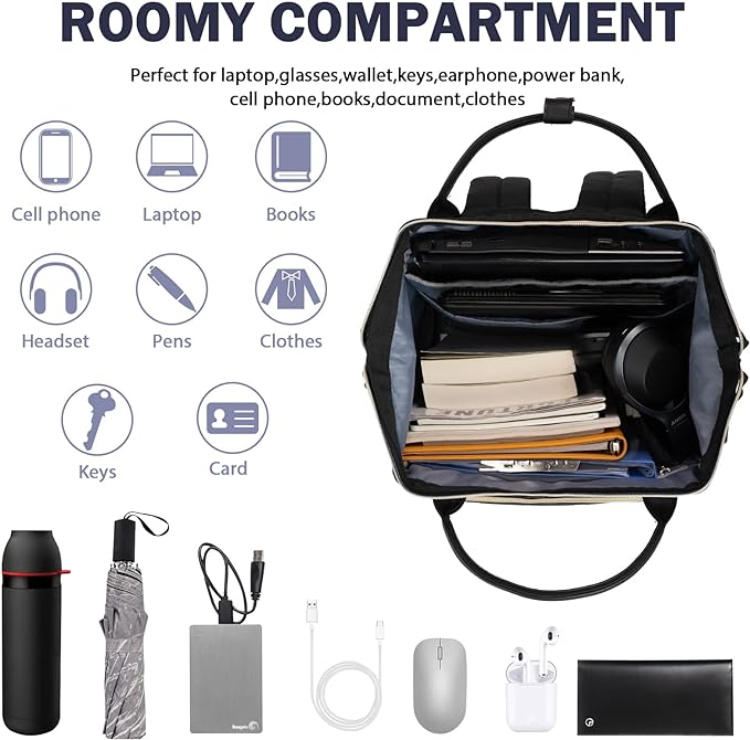 VANKEAN 17 Inch Laptop Backpack - Image 4