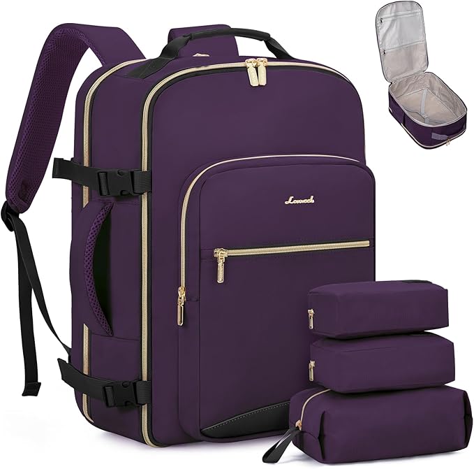LOVEVOOK Travel Backpack for Women & Men 40L, Airline Approved Carry On by LOVEVOOK