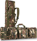 DULCE DOM 36 42 48 Inch Double Rifle Case, Tactical Soft Padded Backpack by DULCEDOM