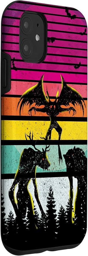 Cryptkin Cute Mothman Cryptid Map Case - Image 3