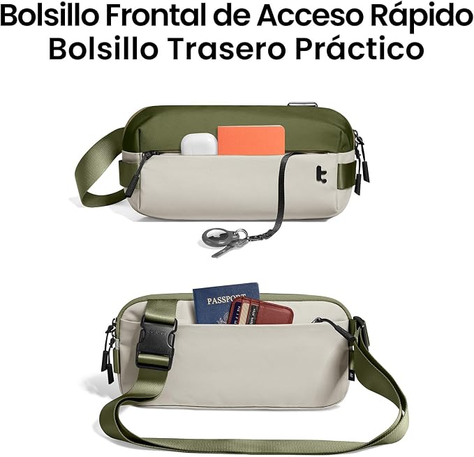 tomtoc Compact EDC Sling Bag 3L-10L, Minimalist Crossbody Bag Chest Shoulder - Image 7