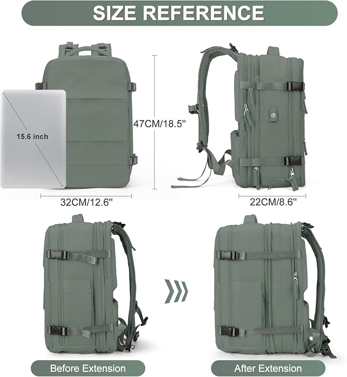 Extra Backpack For Traveling On Airplane Travel Backpack For Women Men Airline - Image 2