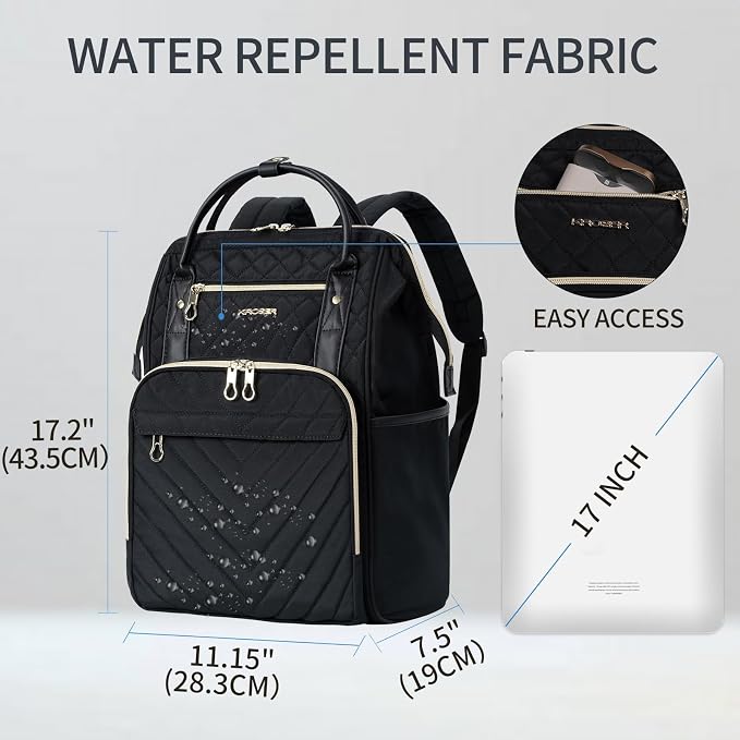 KROSER Laptop Backpack 17" Stylish Backpack Water Repellent College Casual - Image 2