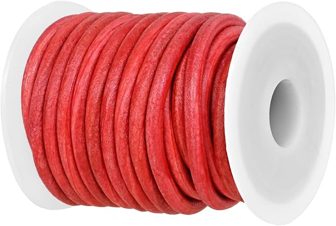 GENIQUE Real/Genuine Round Leather String Cord by GENIQUE