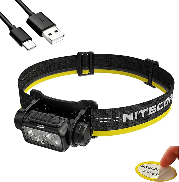 Nitecore NU43 Rechargeable Headlamp, 1400 lumens USB-C Bright Lightweight by NITECORE
